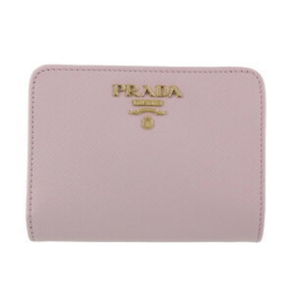 Prada Bifold Wallet Pink ALABASTRO - Picture 1 of 8